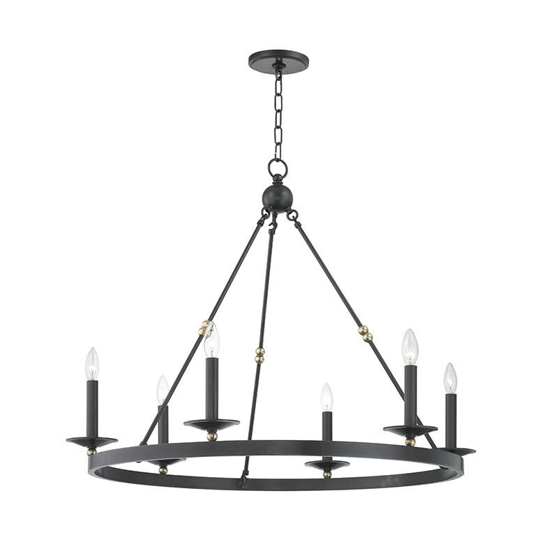 Allendale 35.75 Inch Chandelier by Hudson Valley Lighting